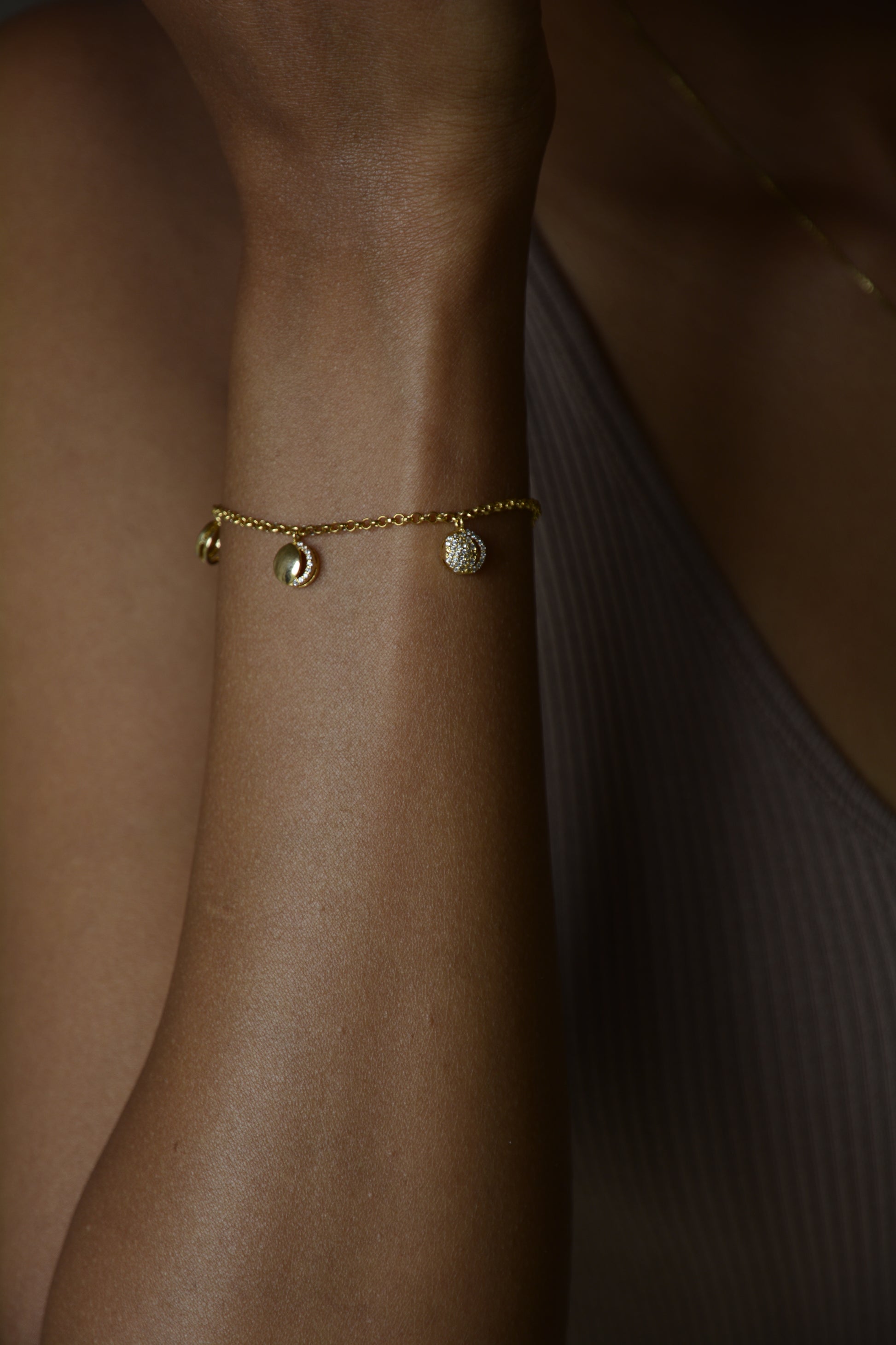 Waxing Crescent Bracelet