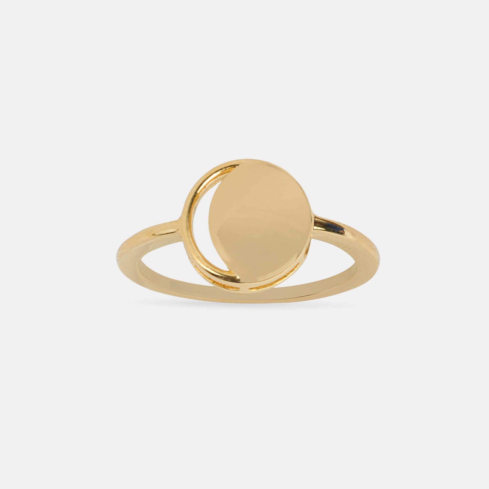 Waxing & Waning Crescent Ring